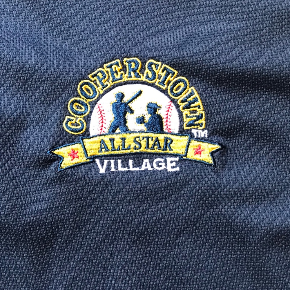 Cooperstown All Star Village Navy Blue Polo - Picture 2 of 6